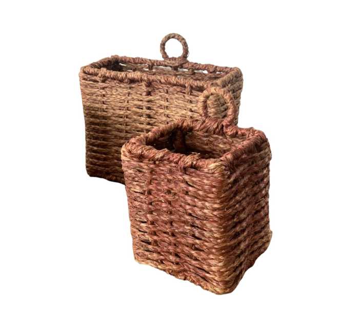 15 Woven Hanging Grasswoven Baskets USEless