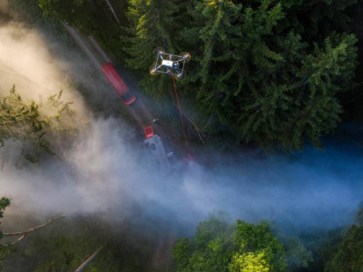Precision firefighting using Fotokite Sigma