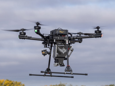  Precision firefighting using Drone Amplified technology