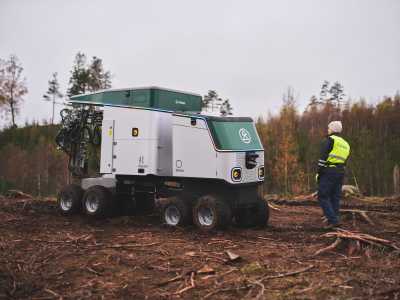 BraSatt 01 planting machine - testing and progressing