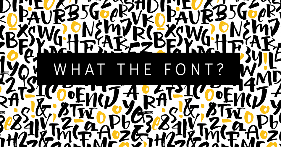 What the font по картинке