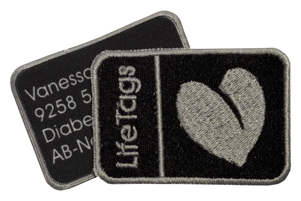 Patch ID Set - BLACK/SILVER