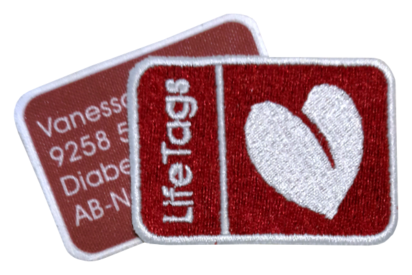 Patch ID Set - RED/WHITE