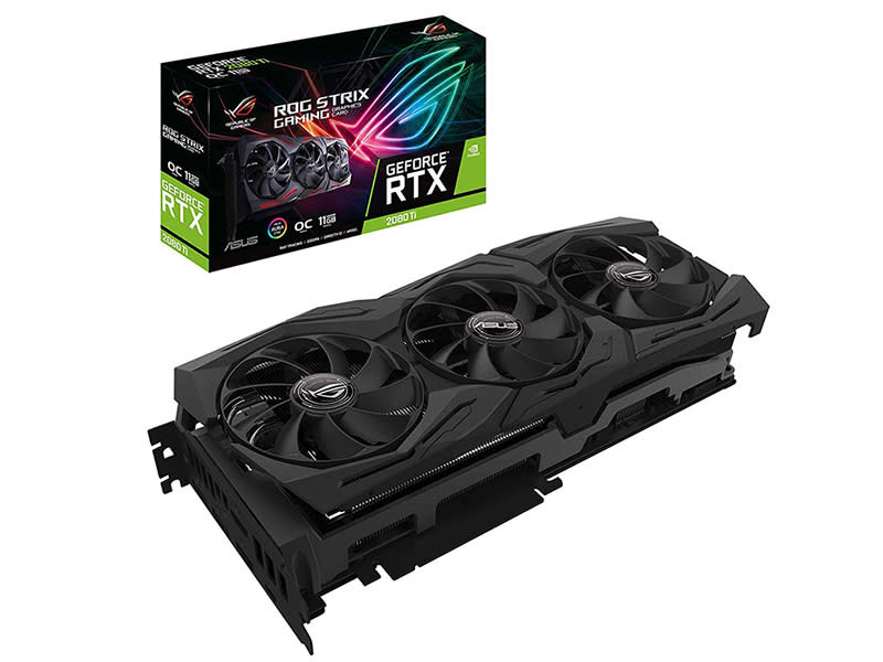 Asus GeForce RTX™ 2080 Ti ROG Strix OC Edition 11GB GDDR6 Graphics Card | Graphics Cards | Dreamware Technology