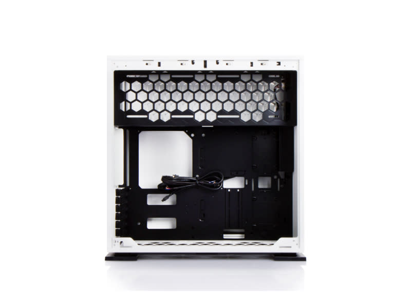 In Win 303 Blue Led Tempered Glass White Mid Tower Desktop Pc Case Pc Cases Chassis Dreamware Technology