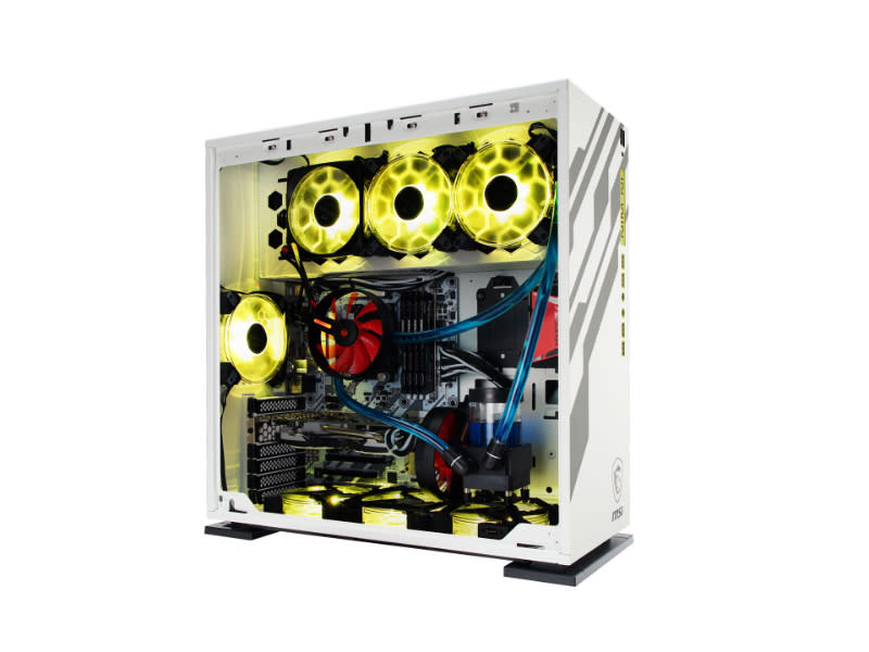 In Win 303 Msi Dragon Edition Rgb Tempered Glass White Mid Tower Desktop Pc Case Pc Cases Chassis Dreamware Technology