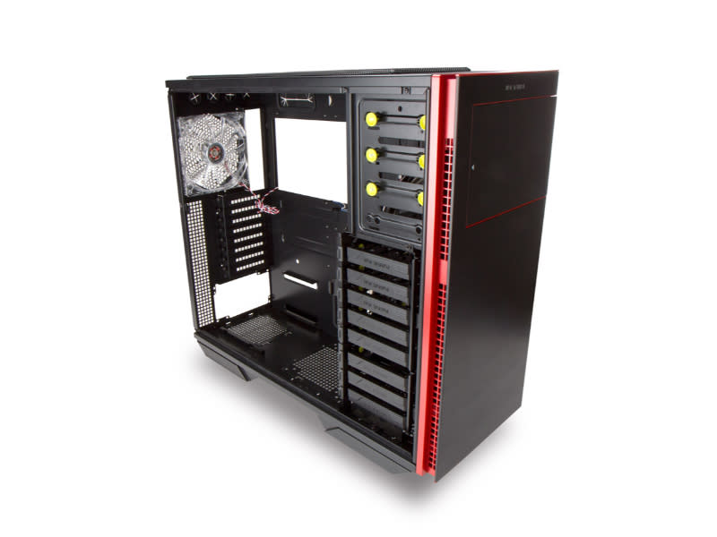 InWin 707 Black & Red Full Tower Desktop PC Case PC Cases/Chassis