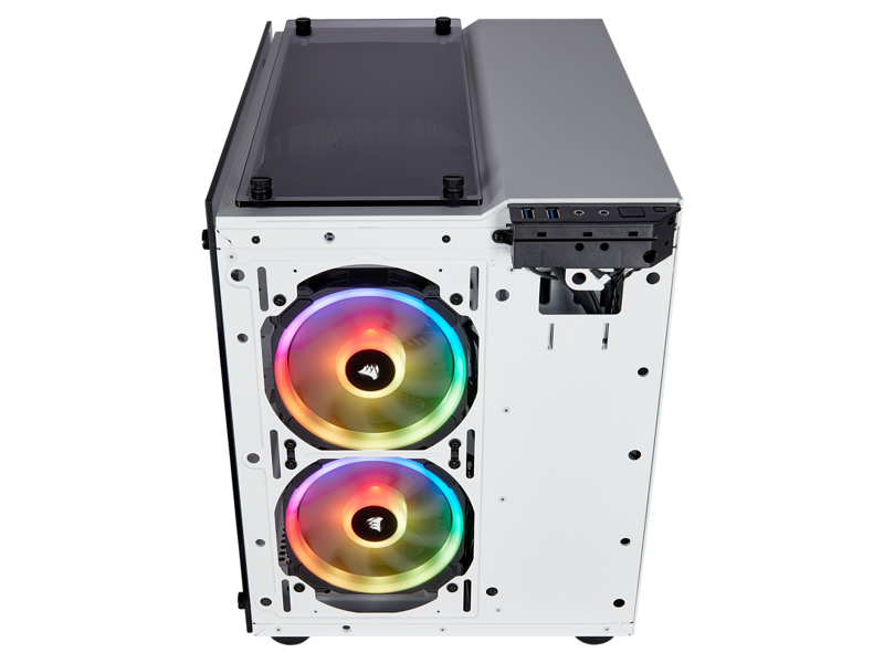 Corsair Crystal Series 280X RGB Tempered Glass White Micro ATX Case