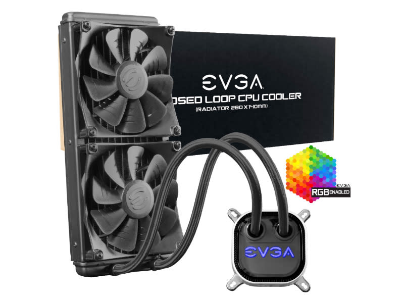 EVGA CLC 280mm RGB Closed Loop AIO Liquid CPU Cooler CPU Coolers