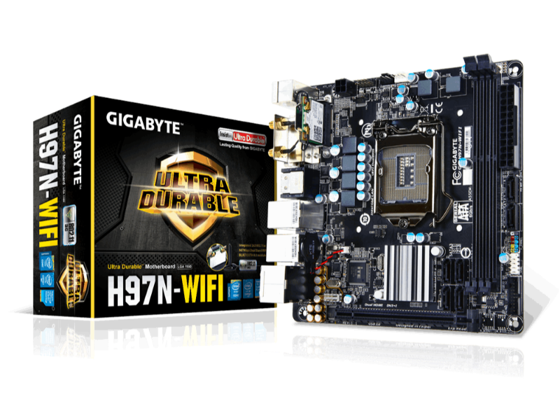 Gigabyte GAH97NWIFI Intel 1150 Socket MiniITX Desktop Motherboard