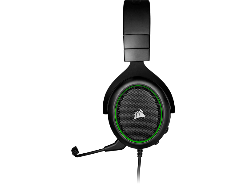 Corsair HS50 Pro Stereo Black & Green Gaming Headset Headsets