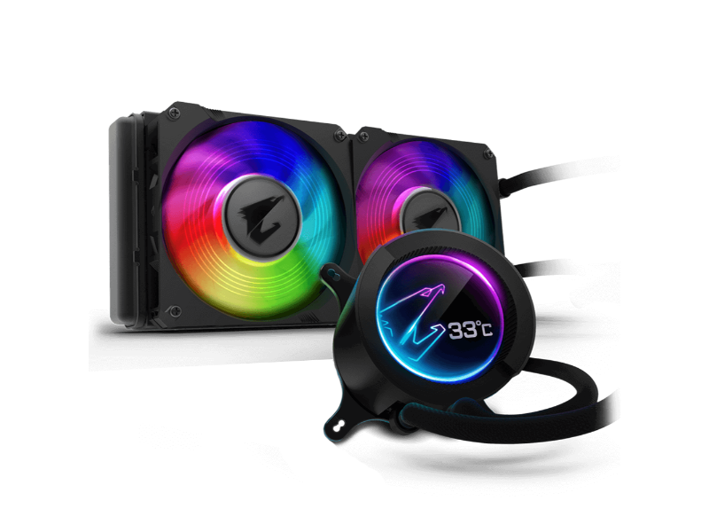 Gigabyte Aorus Liquid Cooler 240 RGB AIO Closed Loop Liquid CPU Cooler
