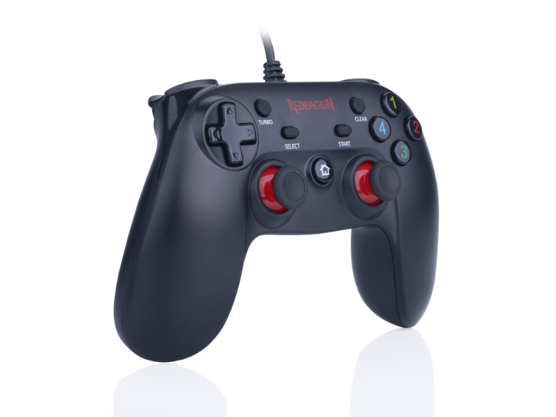 Redragon Saturn Wired Black Gaming Controller Controllers Dreamware