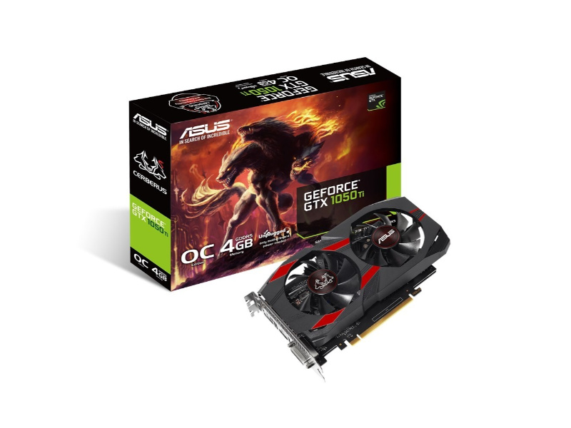 Asus Cerberus GeForce GTX 1050 Ti Advanced Edition 4GB GDDR5 Graphics Card  | Nvidia Graphics Cards | Dreamware Technology