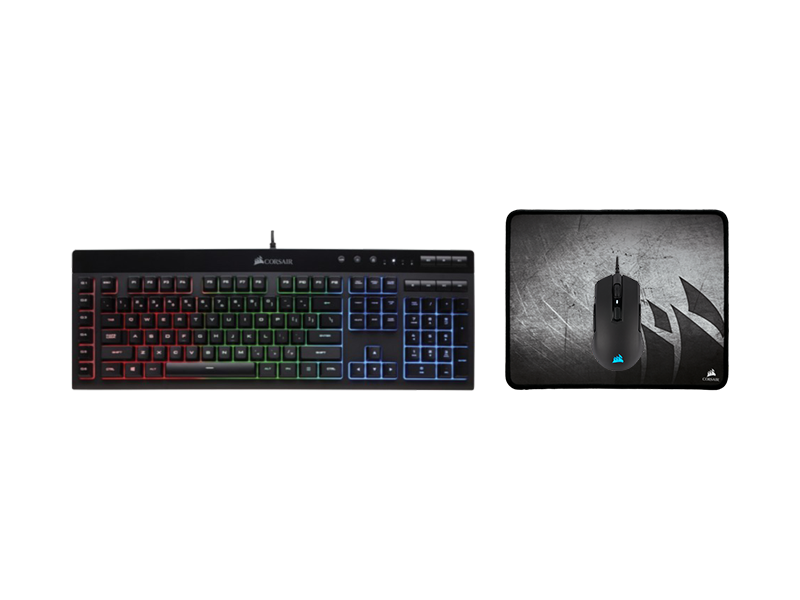 Corsair 3-in-1 Gaming Bundle (Includes K55 RGB Keyboard; M55 RGB Mouse; M300 Mouse Pad) | Peripheral Bundles | Dreamware