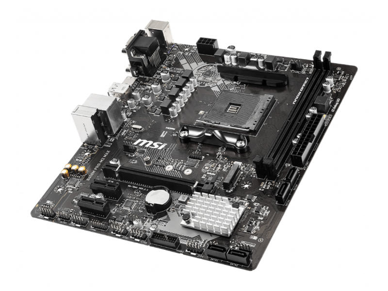 MSI B450M PROM2 Max AMD AM4 Socket MicroATX Desktop Motherboard AMD