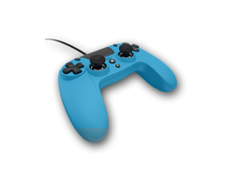 Gioteck VX4 PC & Playstion 4 Wired Blue Ergonomic Controller