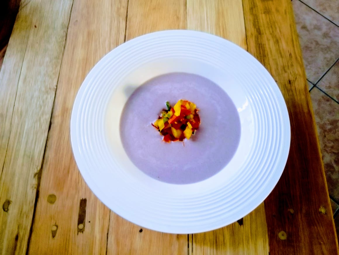 Red cabbage Gazpacho Red cabbage Gazpacho