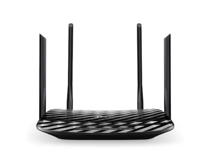 TPLink Archer C6 AC1200 Wireless MUMIMO Black Gigabit Router