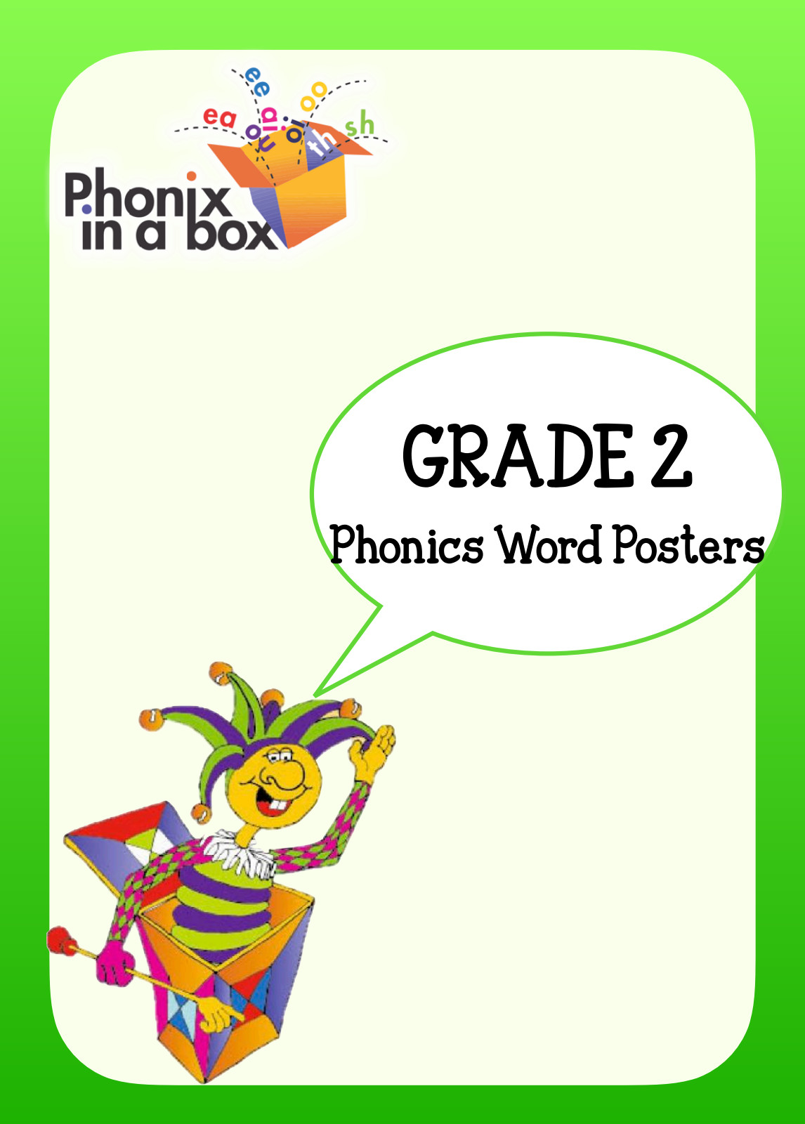 Grade 2 Phonics Word Posters