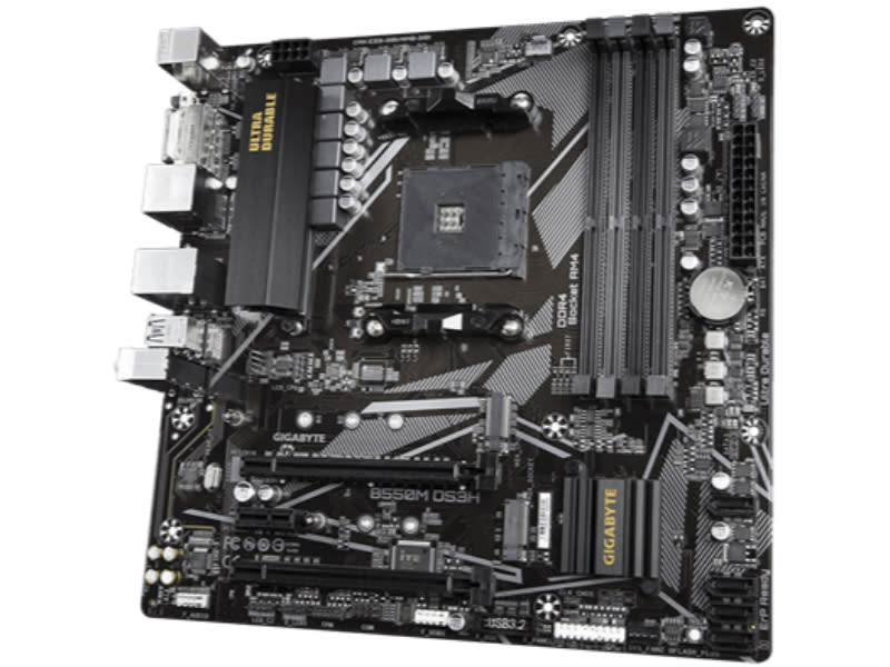 Gigabyte B550M DS3H AMD AM4 Socket MicroATX Desktop Motherboard AMD Motherboards Dreamware