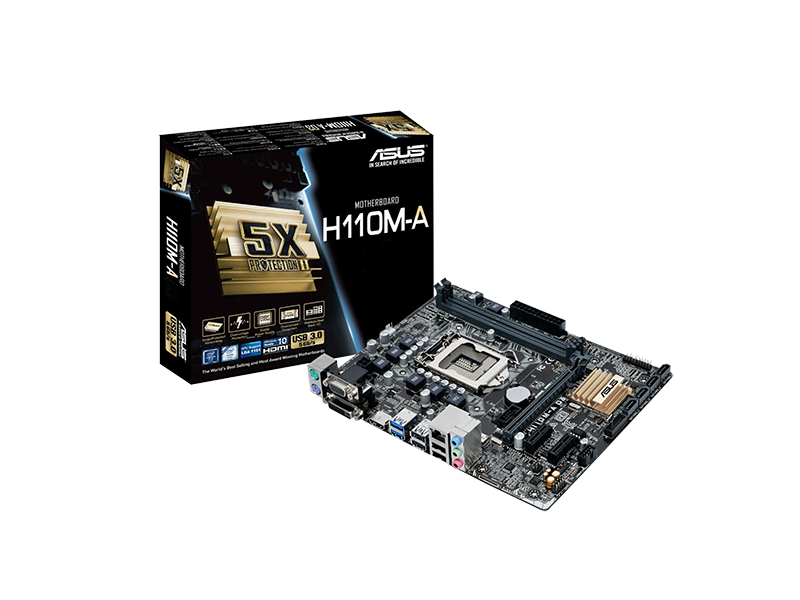 Asus H110M-R Intel 1151 Socket Micro-ATX Desktop Motherboard | Intel ...