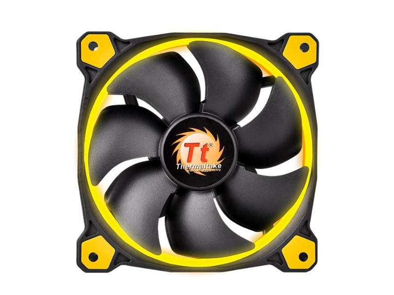Thermaltake Riing 14 LED Single Fan Yellow PC Case Fans Dreamware