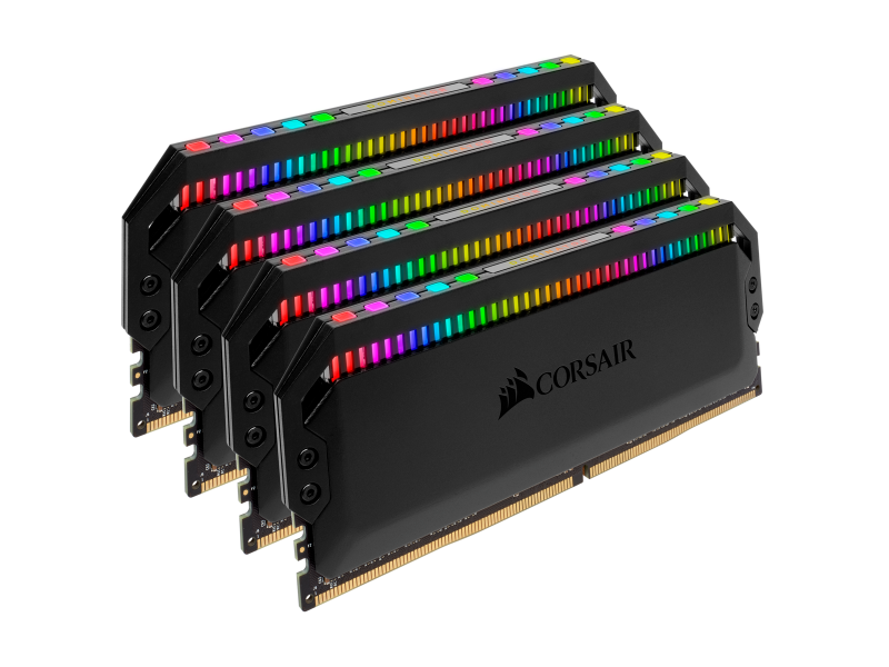 Corsair Dominator Platinum RGB 32GB (4 x 8GB) DDR4-3600MHz CL18 Black ...