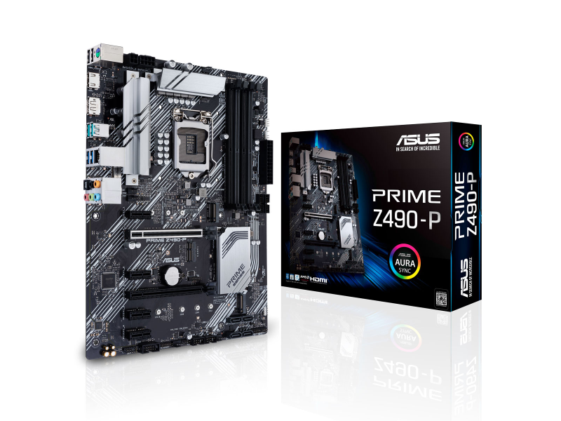 Asus PRIME Z490P Intel LGA 1200 Socket ATX Desktop Motherboard Intel
