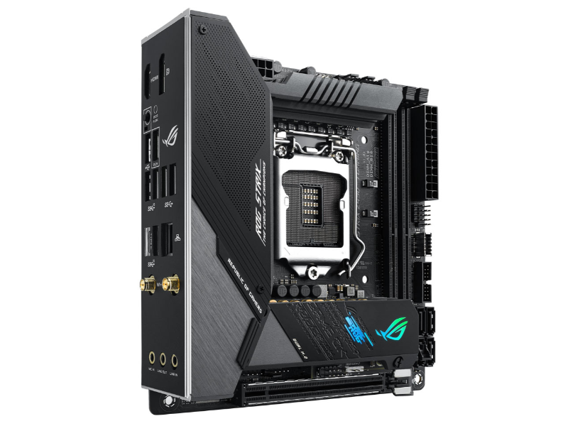 Asus ROG Strix Z490-I Gaming Intel LGA 1200 Socket Mini-ITX Desktop ...