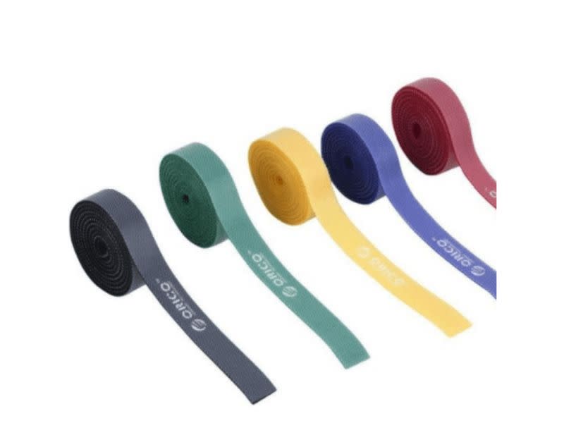 Orico velcro cable ties 5 x 1m Pack Multi Colour Accessories