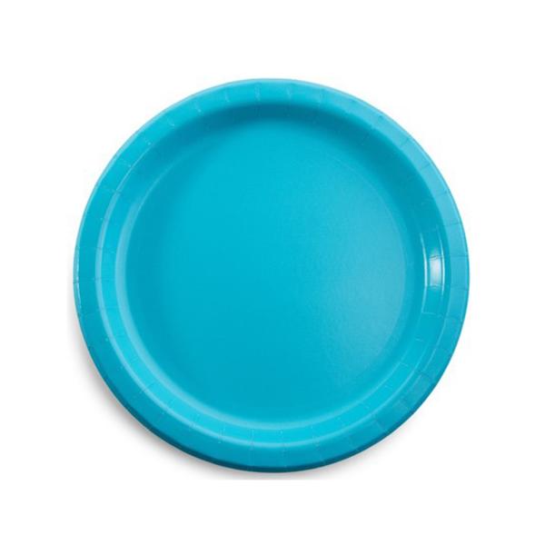 8 Caribbean Teal Blue White Chevron ZigZag Birthday Party Large 9" Paper Plates 8 Caribbean Teal Blue White Chevron ZigZag Birthday Party Large 9" Paper Plates