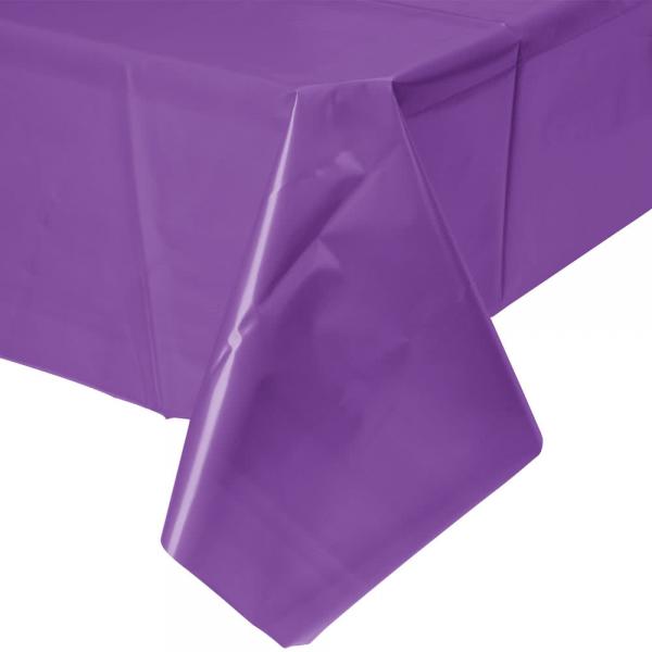 Purple Table Cover Party Supplies PartyLady