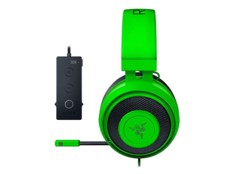 Razer Kraken Tournament Edition Green Wired THX Spatial Audio Gaming