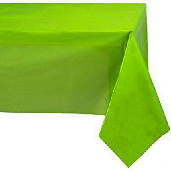 Lime Green Table Cover Party Supplies PartyLady