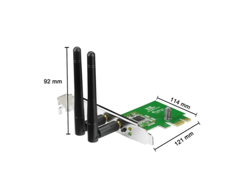 Asus PCEN15 WirelessN300 PCI Express Adapter Network Cards