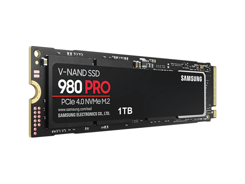 Samsung 980 Pro 1TB PCIe 4.0 NVMe M.2 SSD M.2 Solid State Drives