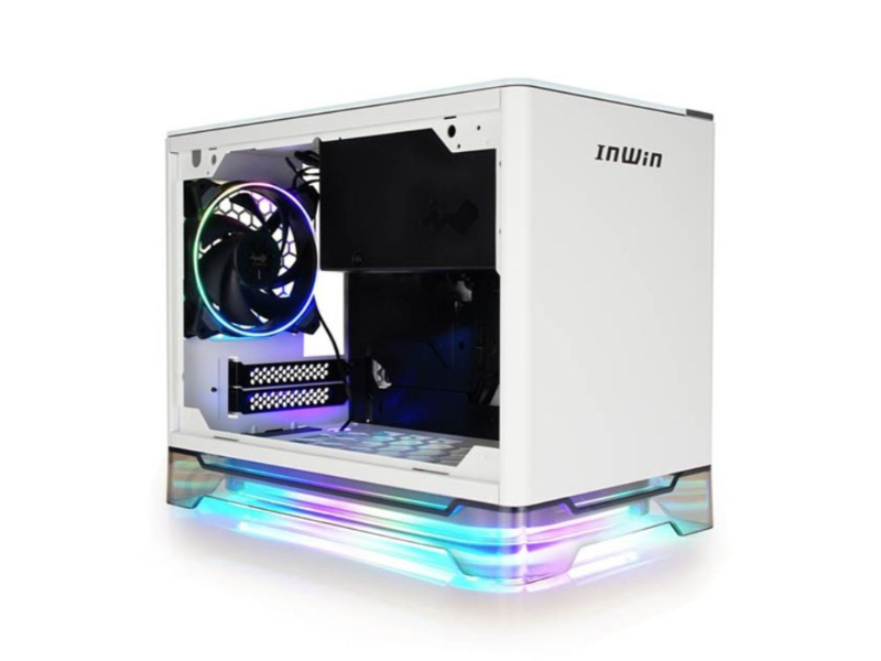 InWin A1 Plus White MiniITX Gaming Case with 650W PSU PC Cases