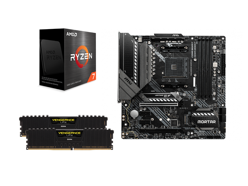 Apollo 2 Upgrade Kit Ryzen 5800X CPU, 16GB 3600MHz RAM, MSI B550M