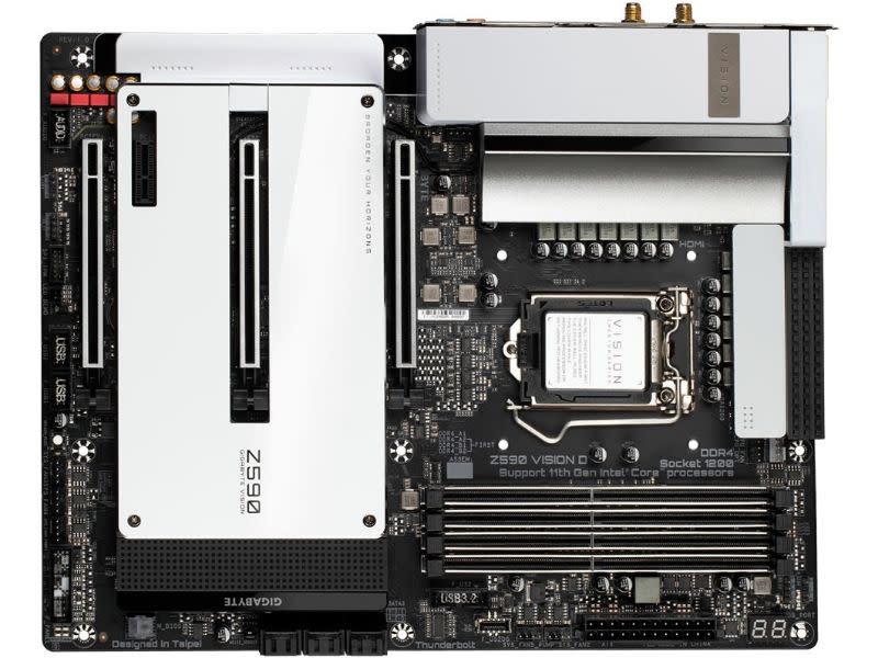 Gigabyte Z590 VISION D Intel Z590 Rocket Lake LGA1200 ATX WIFI + Thunderbolt 4 Desktop