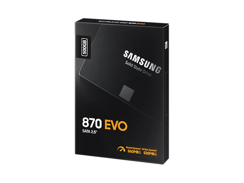 Samsung 870 Evo 500GB 2.5'' SATA III Solid State Drive 2.5'' Solid