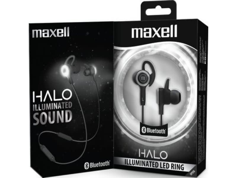 Maxell EBBT HALO Bluetooth EarBUDS Black Earphones Dreamware
