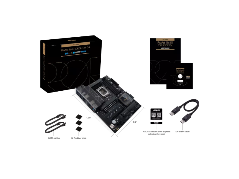 Asus ProArt B660CREATOR DDR4 Intel LGA1700 Socket Alder Lake PCIe 5.0