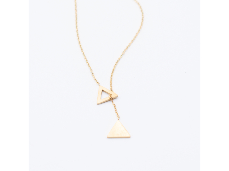 Triangle Feeder Necklace