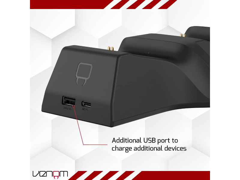 Venom Xbox XS Twin Charging Dock with 2x Rechargeable Battery Packs Controllers Dreamware