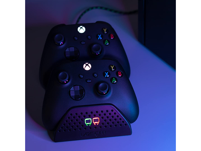 Venom Xbox XS Twin Charging Dock with 2x Rechargeable Battery Packs Controllers Dreamware