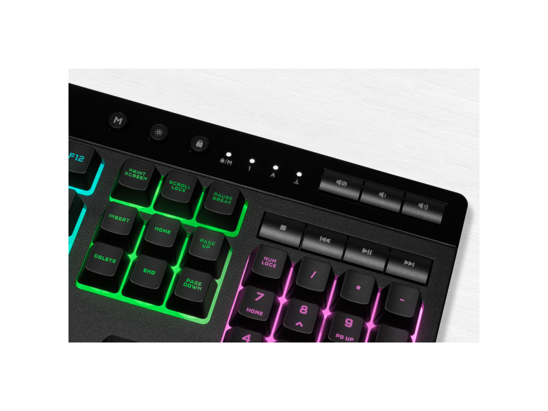 Corsair K55 RGB Pro Rubber Dome Wired Gaming Keyboard Keyboards