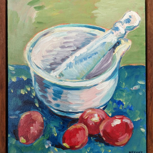 Porcelain and Radishes