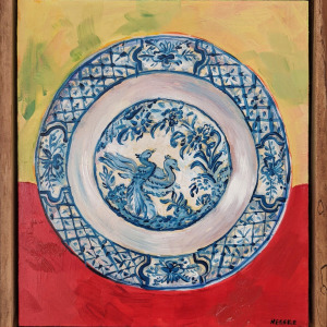 Painted plate