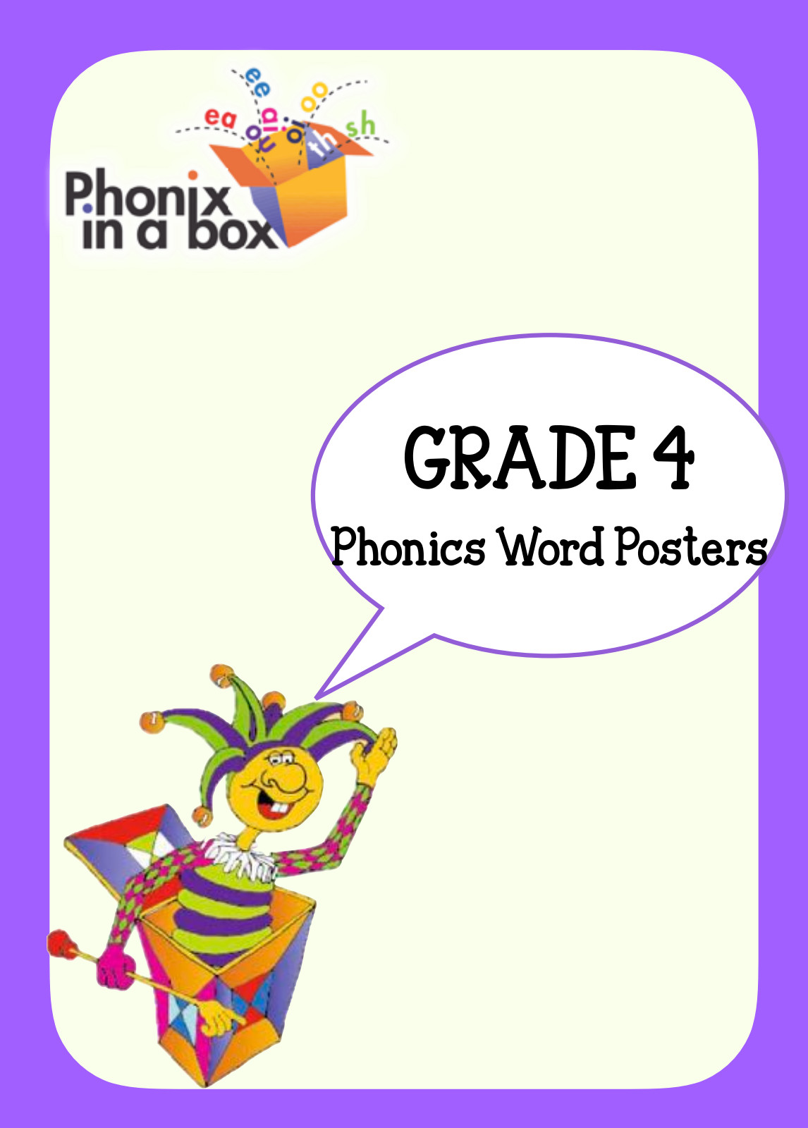 Grade 2 Phonics Word Posters